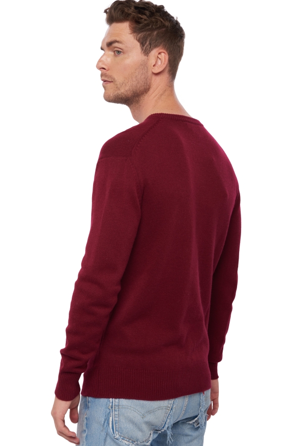 Cashmere kaschmir pullover herren dicke hippolyte 4f bordeaux 2xl