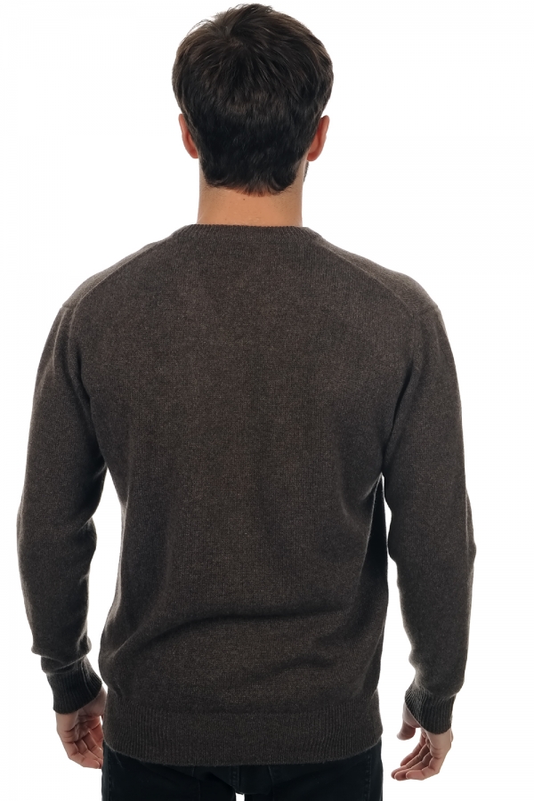 Cashmere kaschmir pullover herren dicke hippolyte 4f braun meliert xs