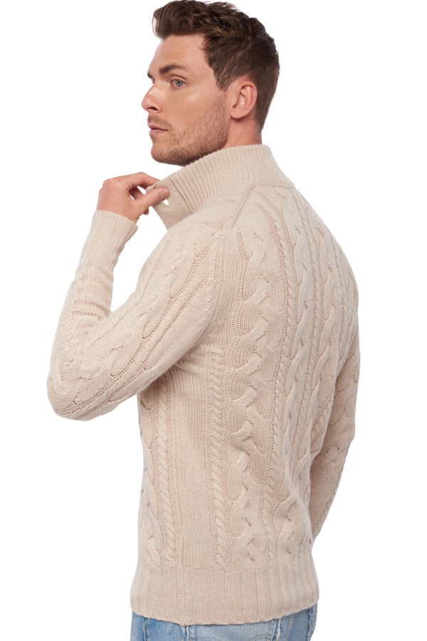 Cashmere kaschmir pullover herren dicke loris natural beige 2xl