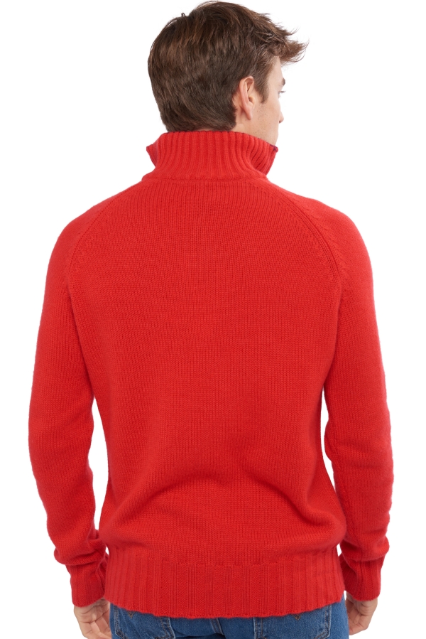 Cashmere kaschmir pullover herren dicke olivier rouge bordeaux 2xl
