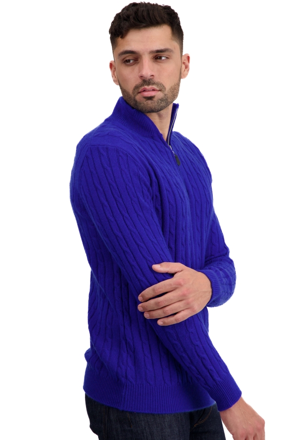 Cashmere kaschmir pullover herren dicke taurus bleu regata s