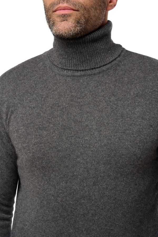 Cashmere kaschmir pullover herren dicke torino first dark grey l