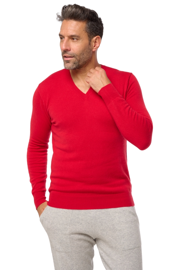 Cashmere kaschmir pullover herren gunstig tor first deep red 2xl