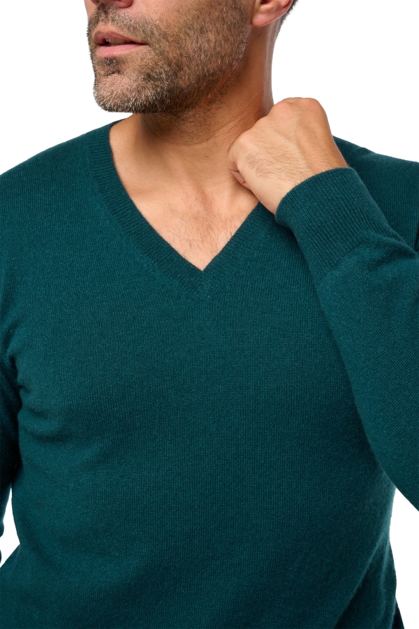 Cashmere kaschmir pullover herren gunstig tor first vert emeraude m