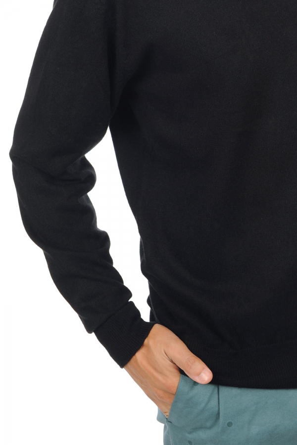 Cashmere kaschmir pullover herren nestor premium black 2xl