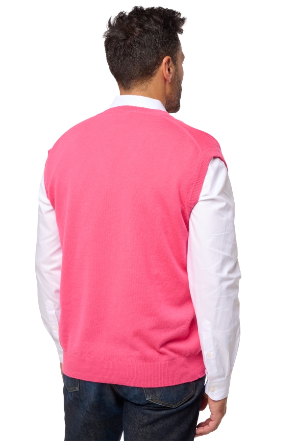 Cashmere kaschmir pullover herren strickjacke pullunder balthazar rose shocking l