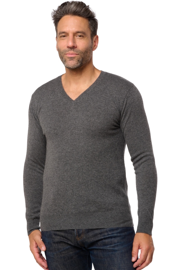 Cashmere kaschmir pullover herren tor first dark grey 2xl