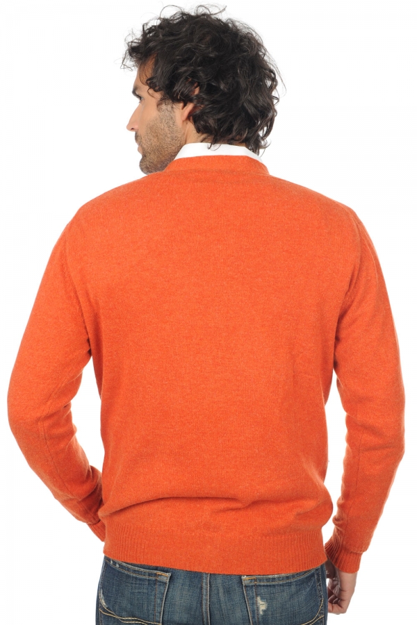 Cashmere kaschmir pullover herren yoni paprika 2xl