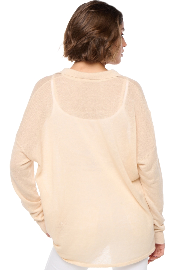 Leinen kaschmir pullover damen smaranda wheat m