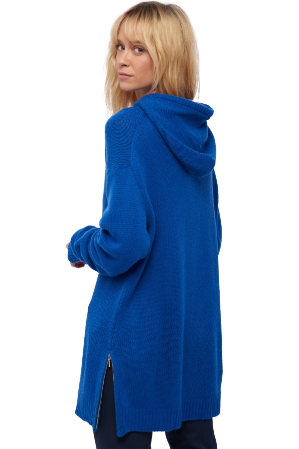 Yak kaschmir pullover damen veria intensivblau s