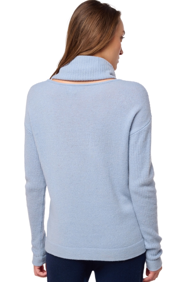 Yak kaschmir pullover damen zenica himmelblau m