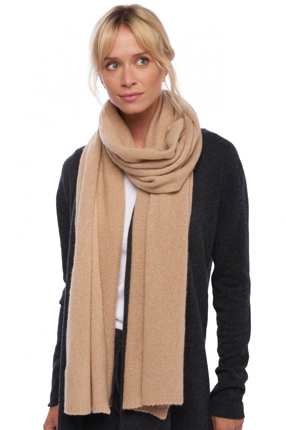 Cashmere accessoires byblos chanterelle 220 x 38 cm