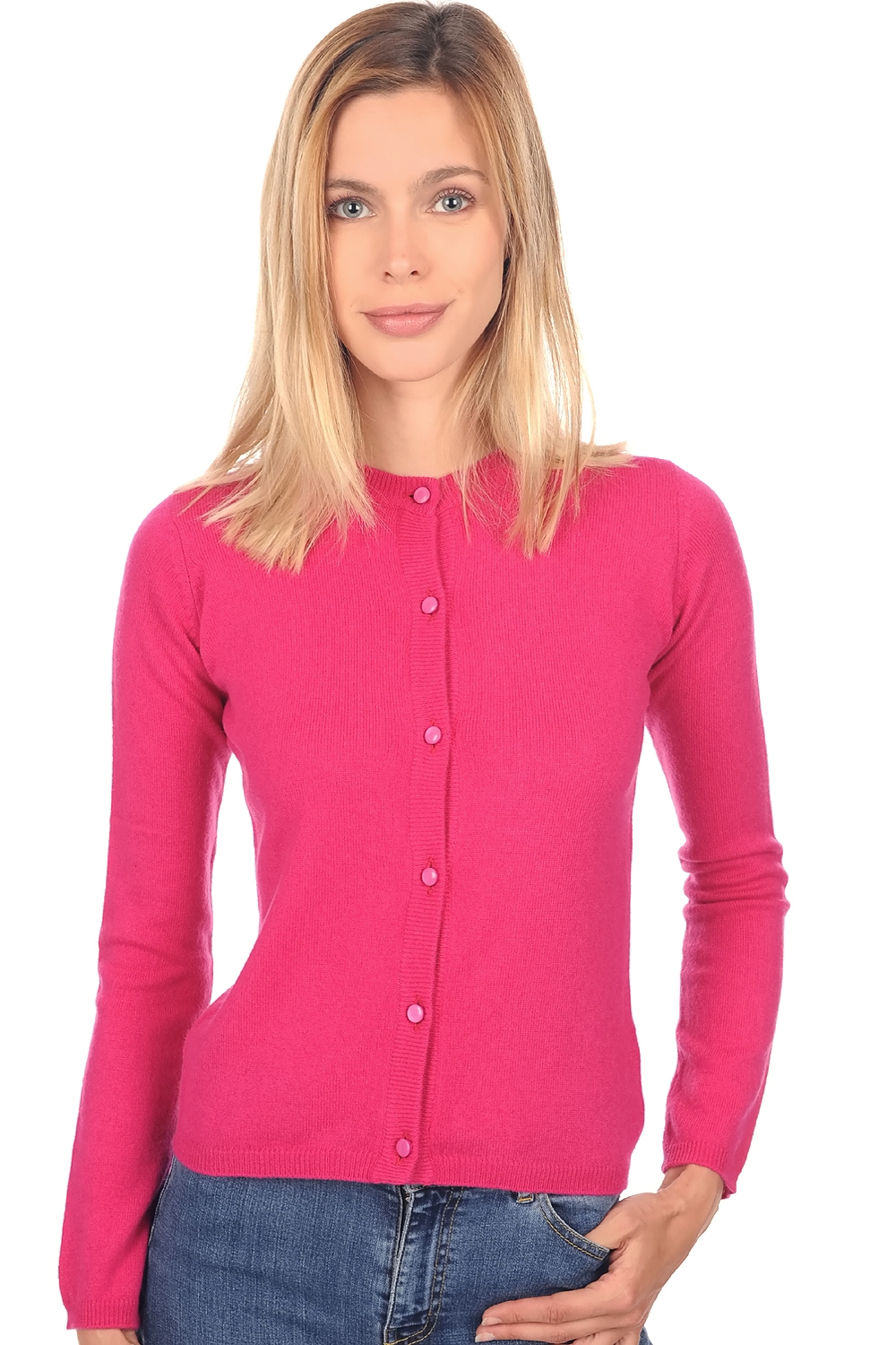 Cashmere kaschmir pullover damen fruhjahr sommer kollektion chloe fuchsie xs