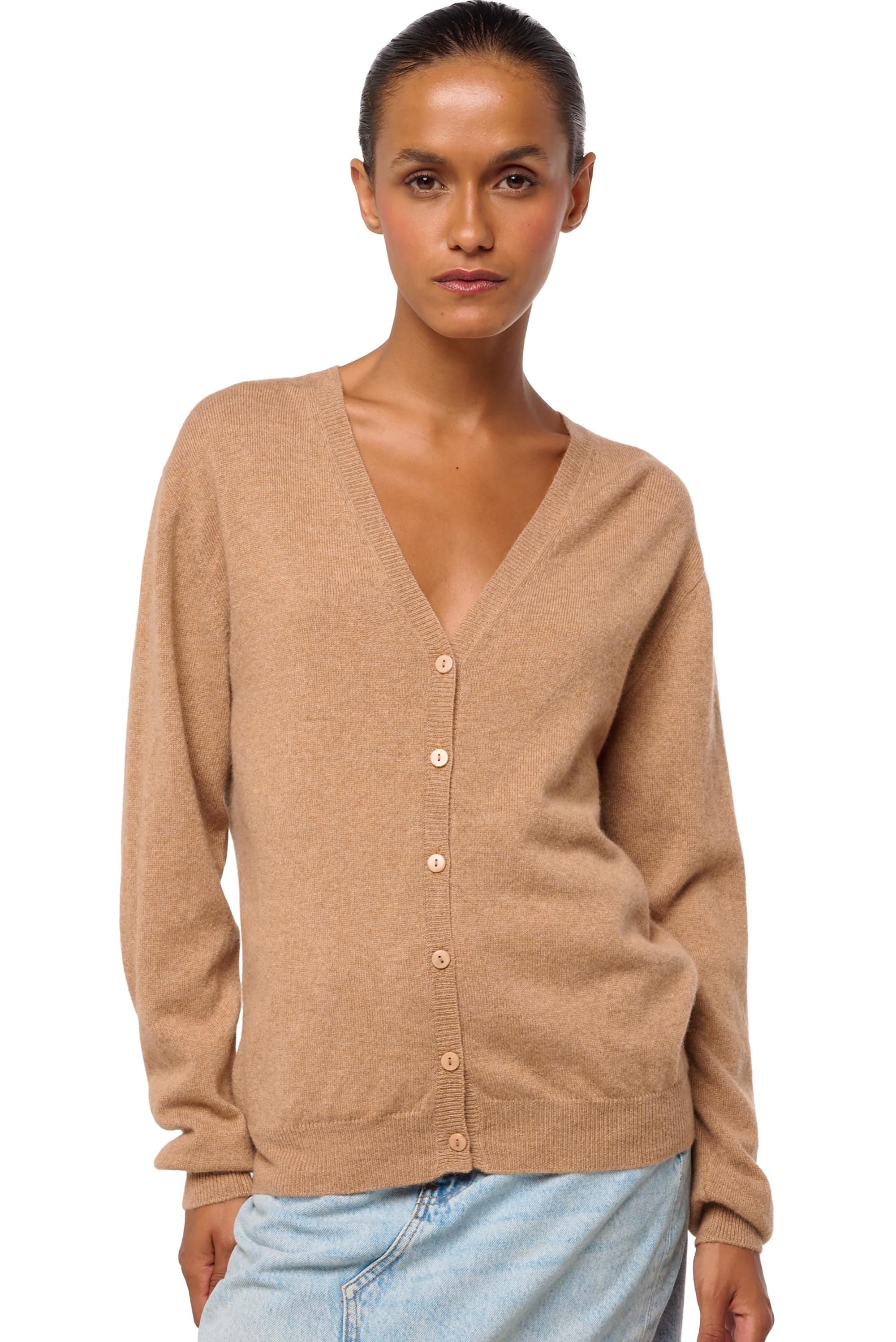 Cashmere kaschmir pullover damen fruhjahr sommer kollektion taline first african camel 2xl