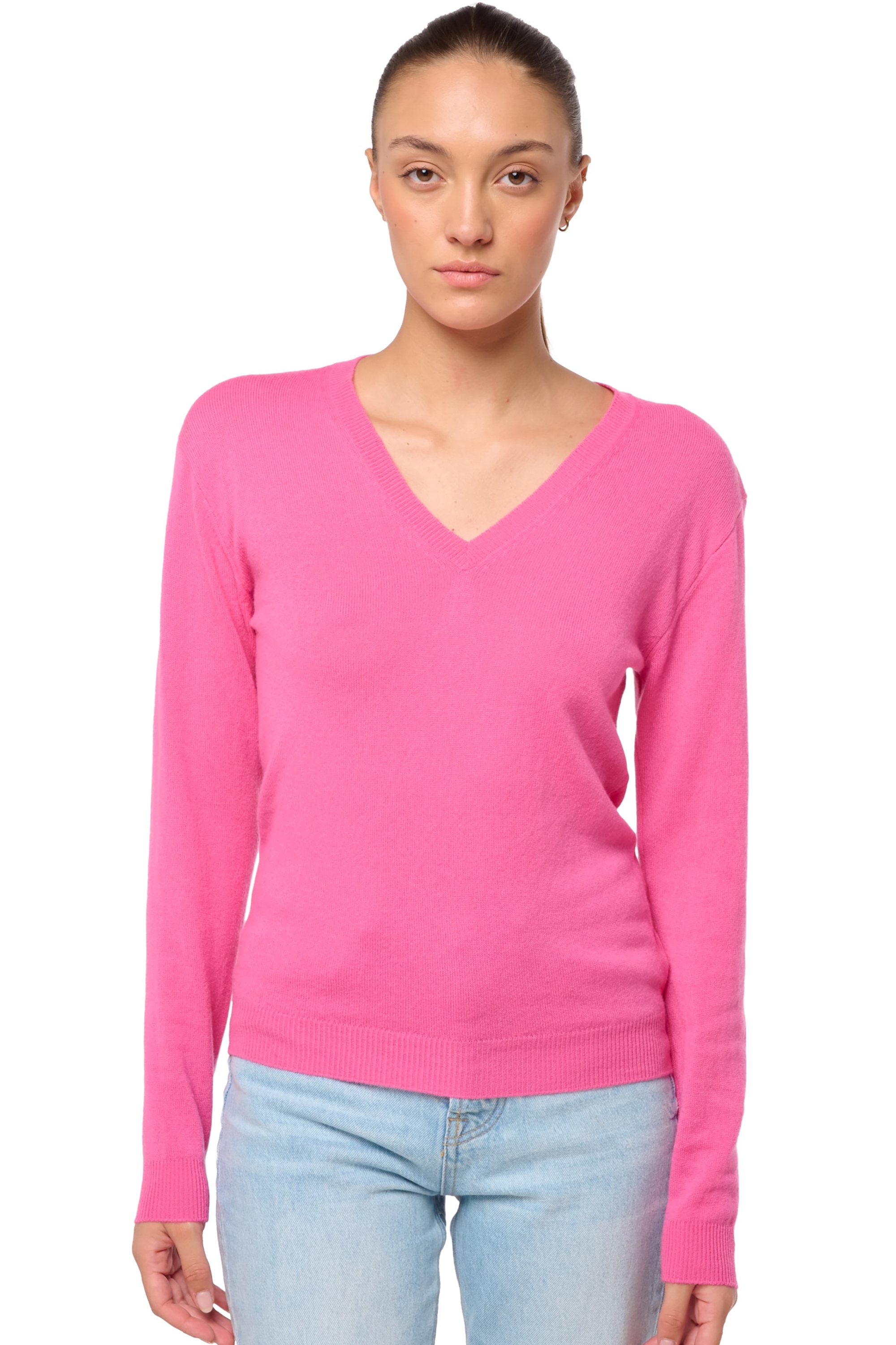 Cashmere kaschmir pullover damen fruhjahr sommer kollektion tessa first flashy rose 2xl