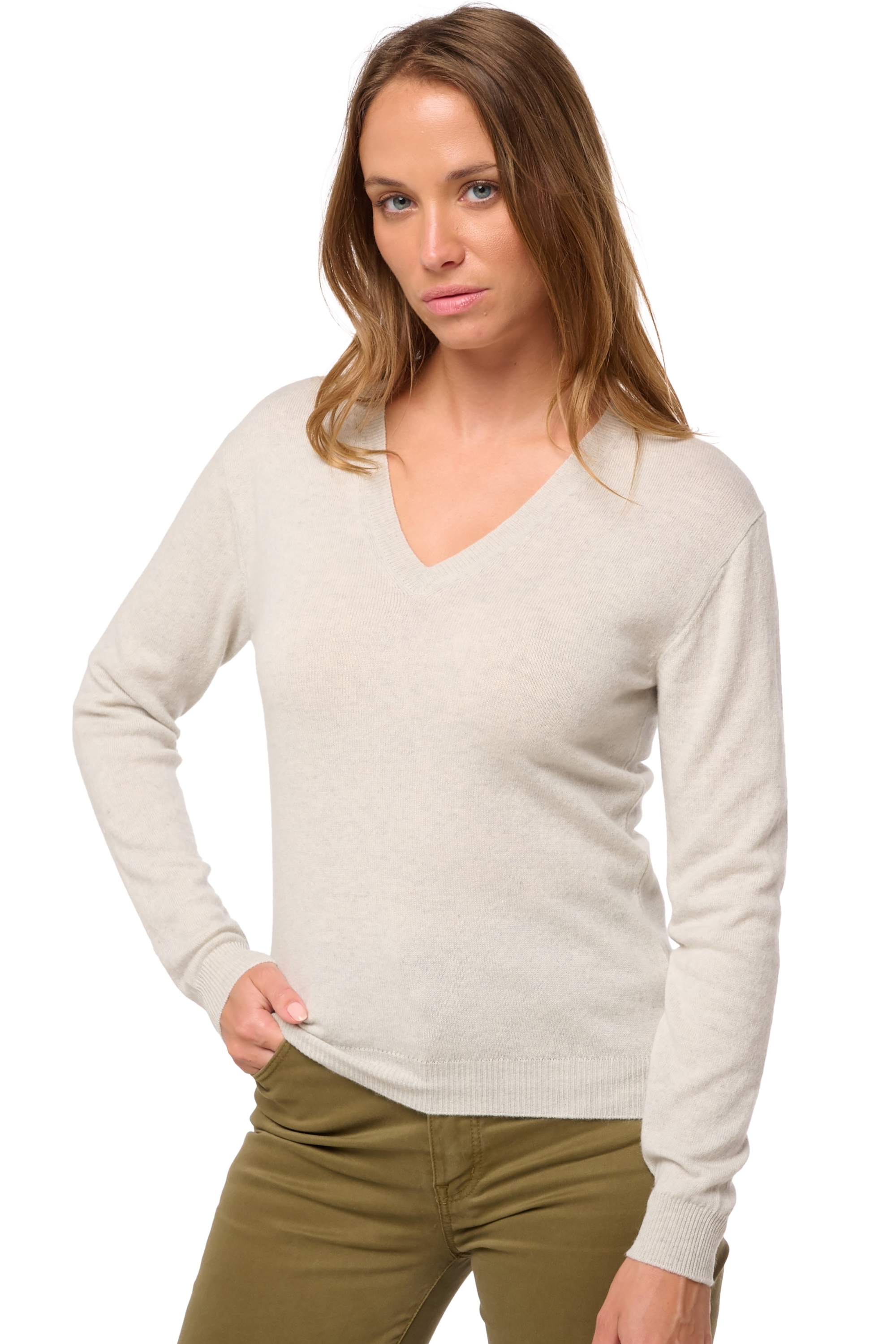 Cashmere kaschmir pullover damen fruhjahr sommer kollektion tessa first fluo white l