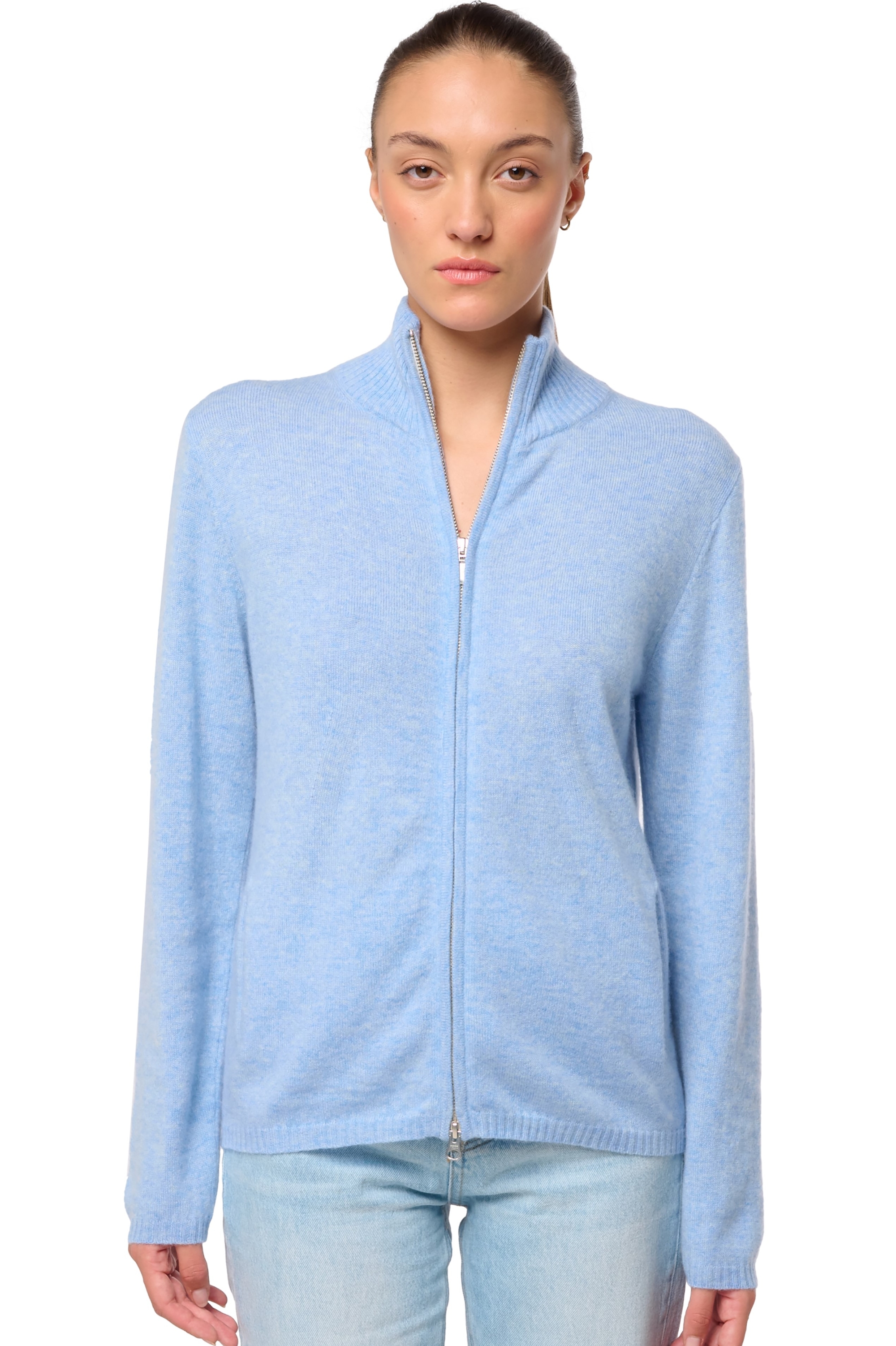 Cashmere kaschmir pullover damen gunstig thames first powder blue l