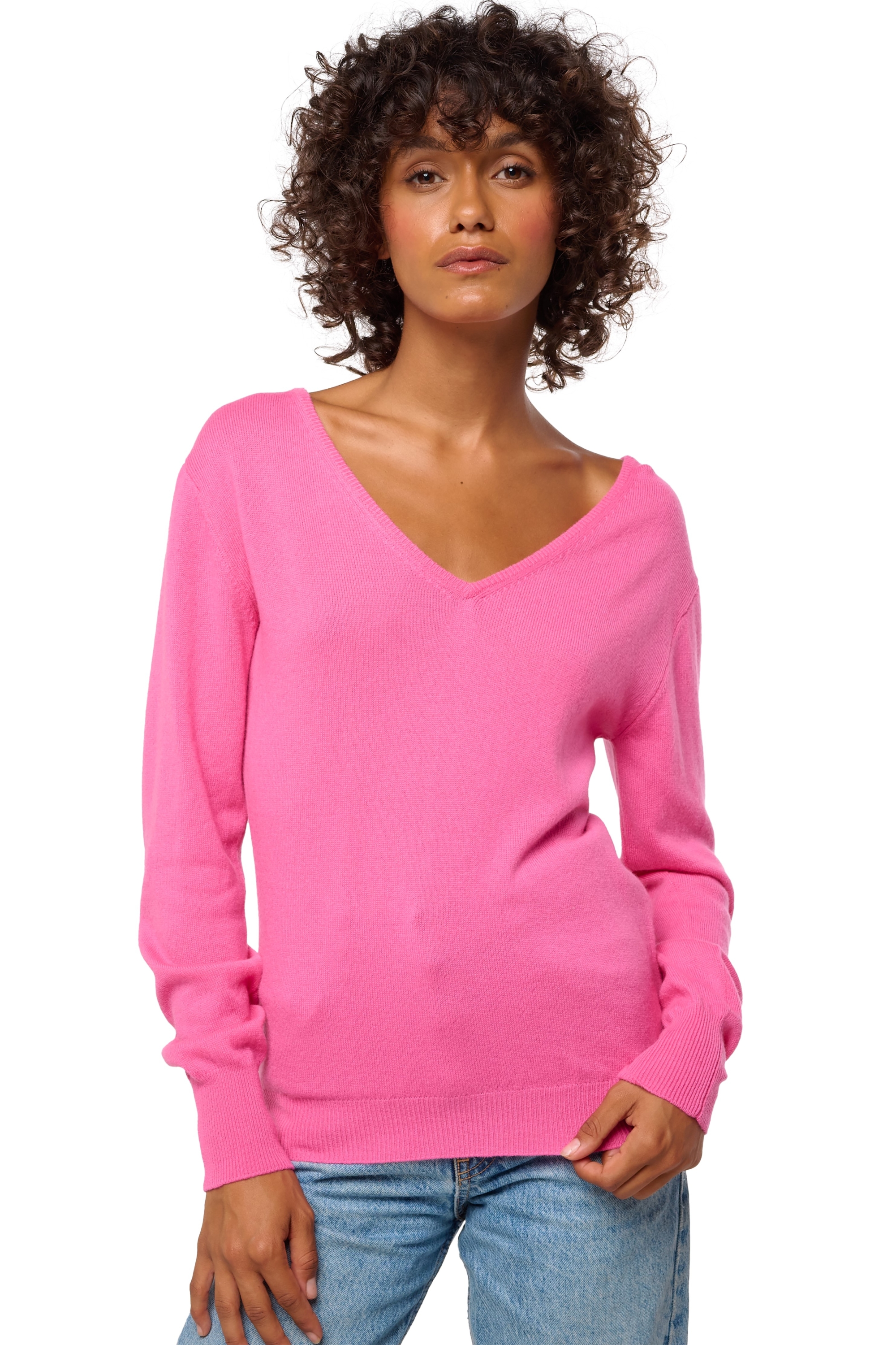 Cashmere kaschmir pullover damen gunstig trieste first flashy rose xs