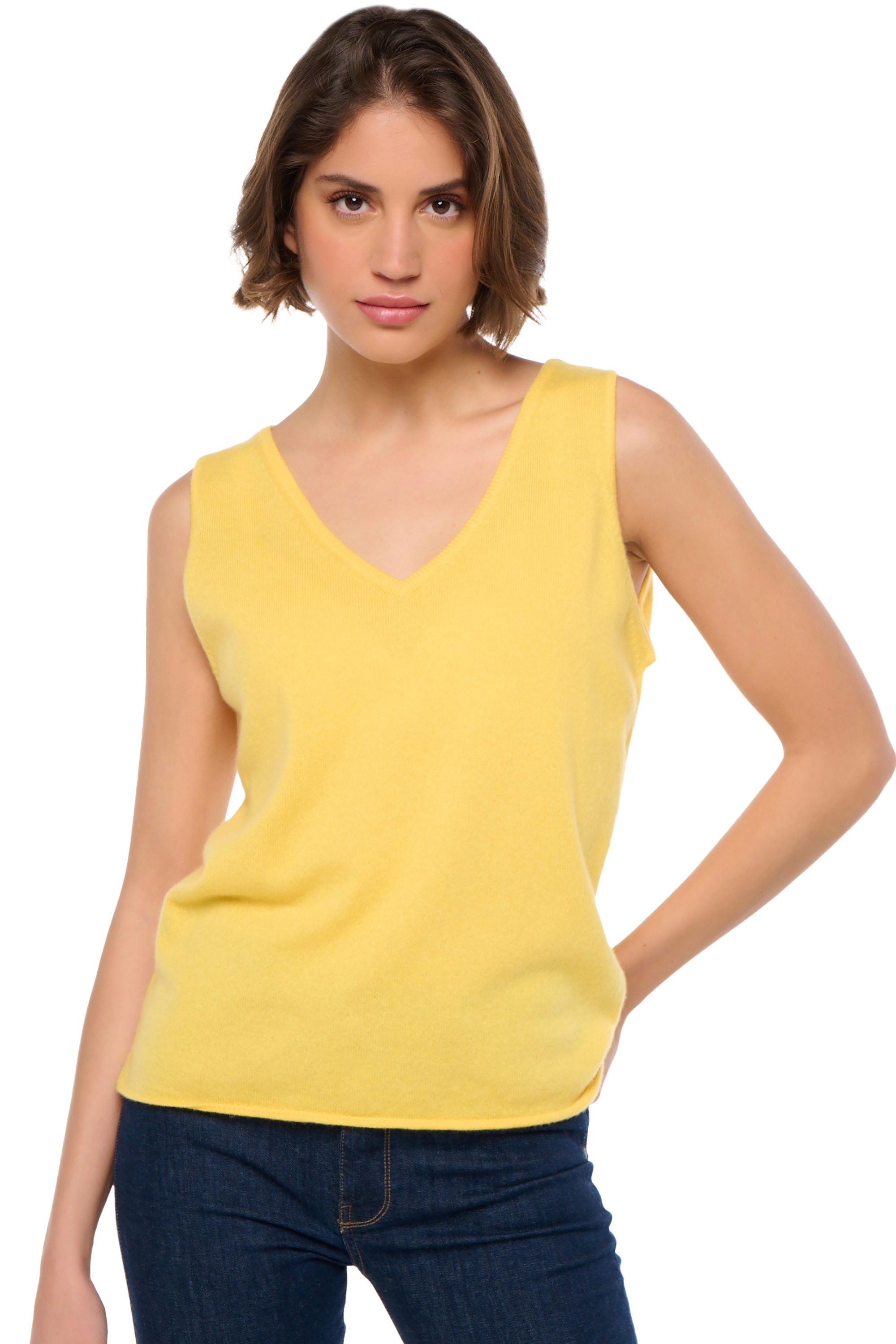 Cashmere kaschmir pullover damen saige daffodil m