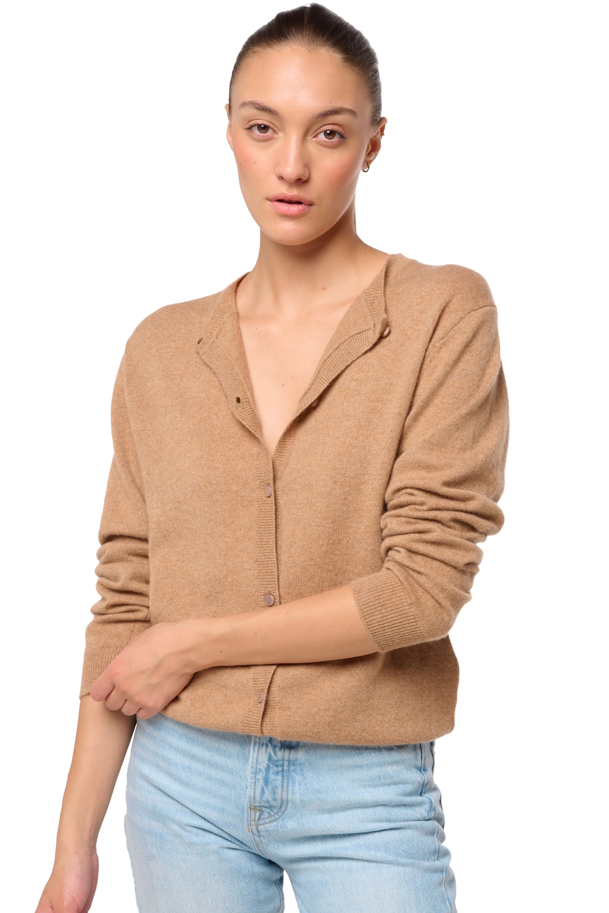 Cashmere kaschmir pullover damen tyra first african camel xs