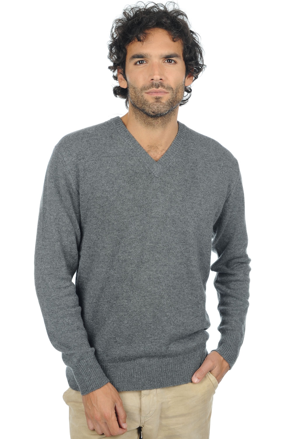 Cashmere kaschmir pullover herren dicke hippolyte 4f premium premium graphite 2xl