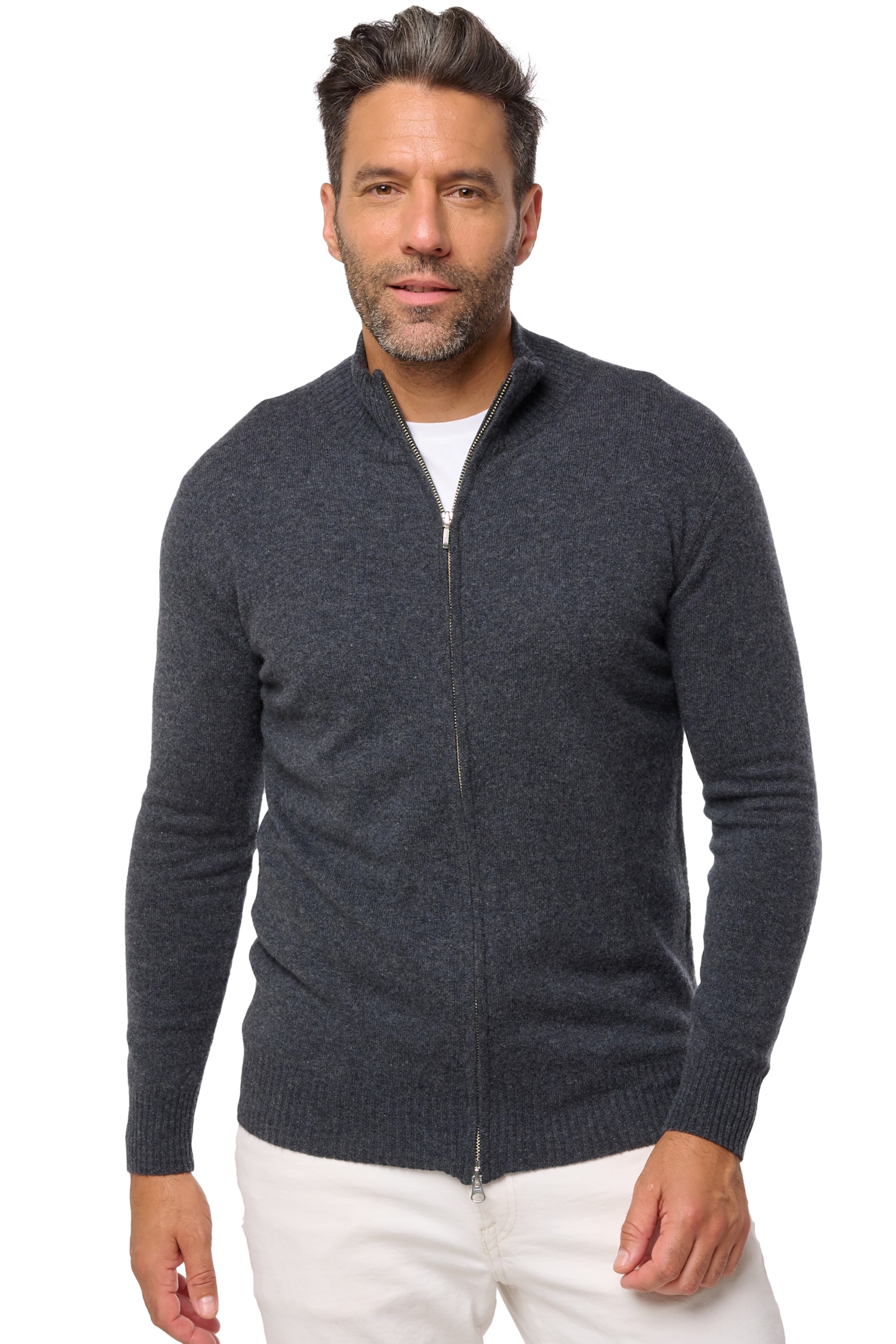 Cashmere kaschmir pullover herren gunstig thobias first dark grey 2xl