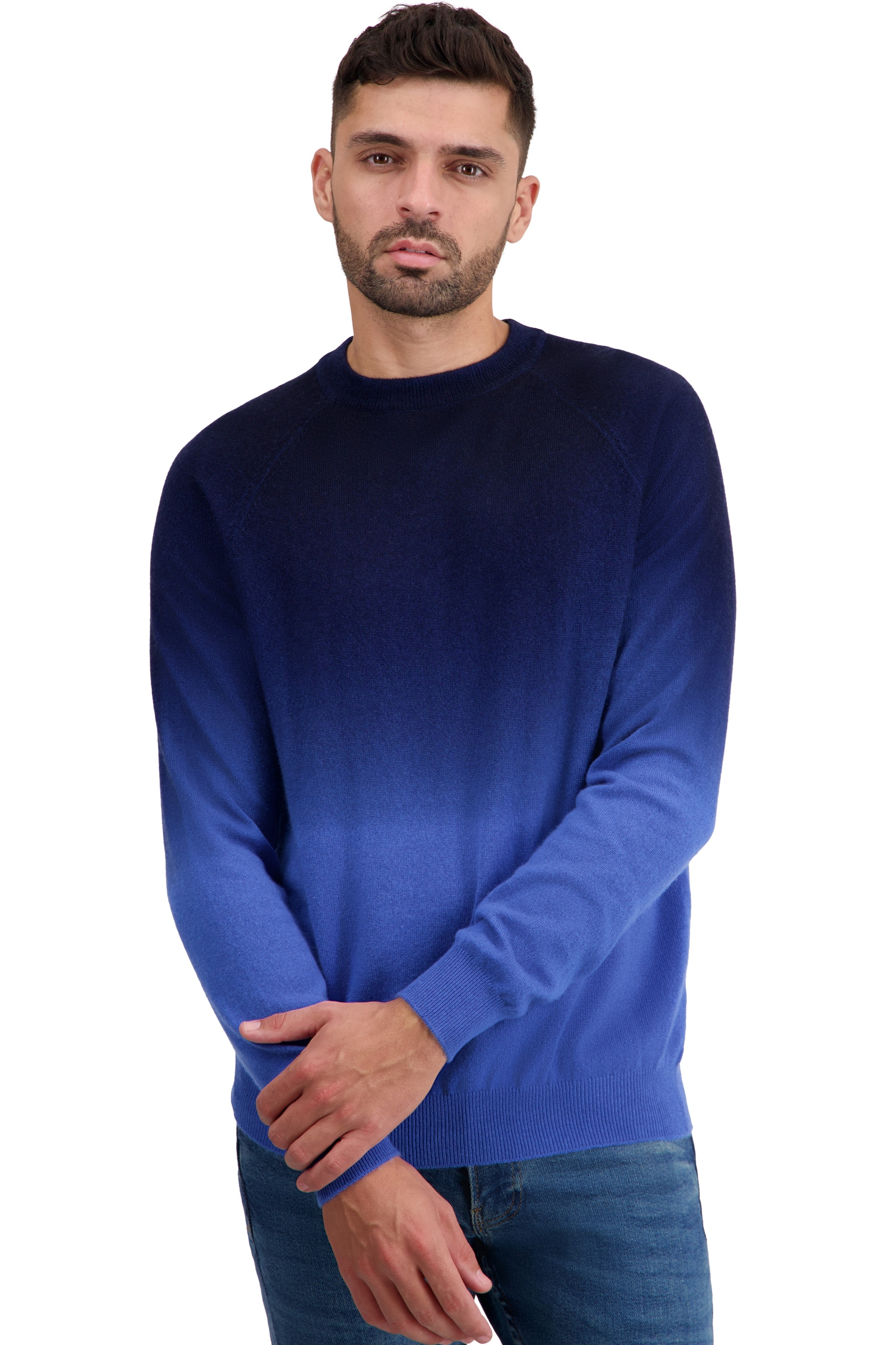 Cashmere kaschmir pullover herren ticino tetbury blue nachtblau 2xl